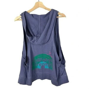 Gypsy 05 Jackie Purple California Dreamin Sleeveless Hooded Vest S